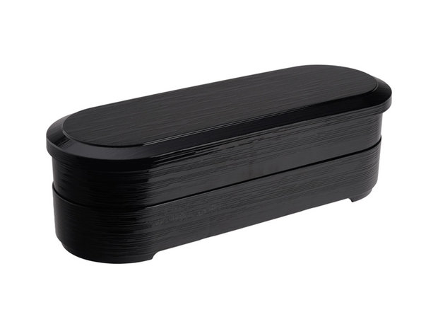 Bentobox Oval Hegime Black | Sushitotaal.nl | De Sushi webshop