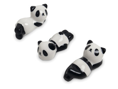 Opleggers voor eetstokjes panda - set van 3