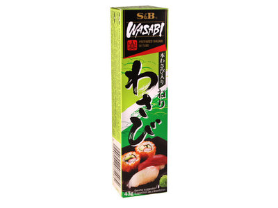 Wasabi pasta in tube
